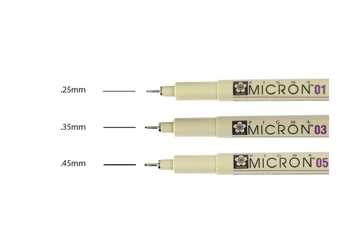 Sakura Micron Set of 3 (01, 03, 05)
