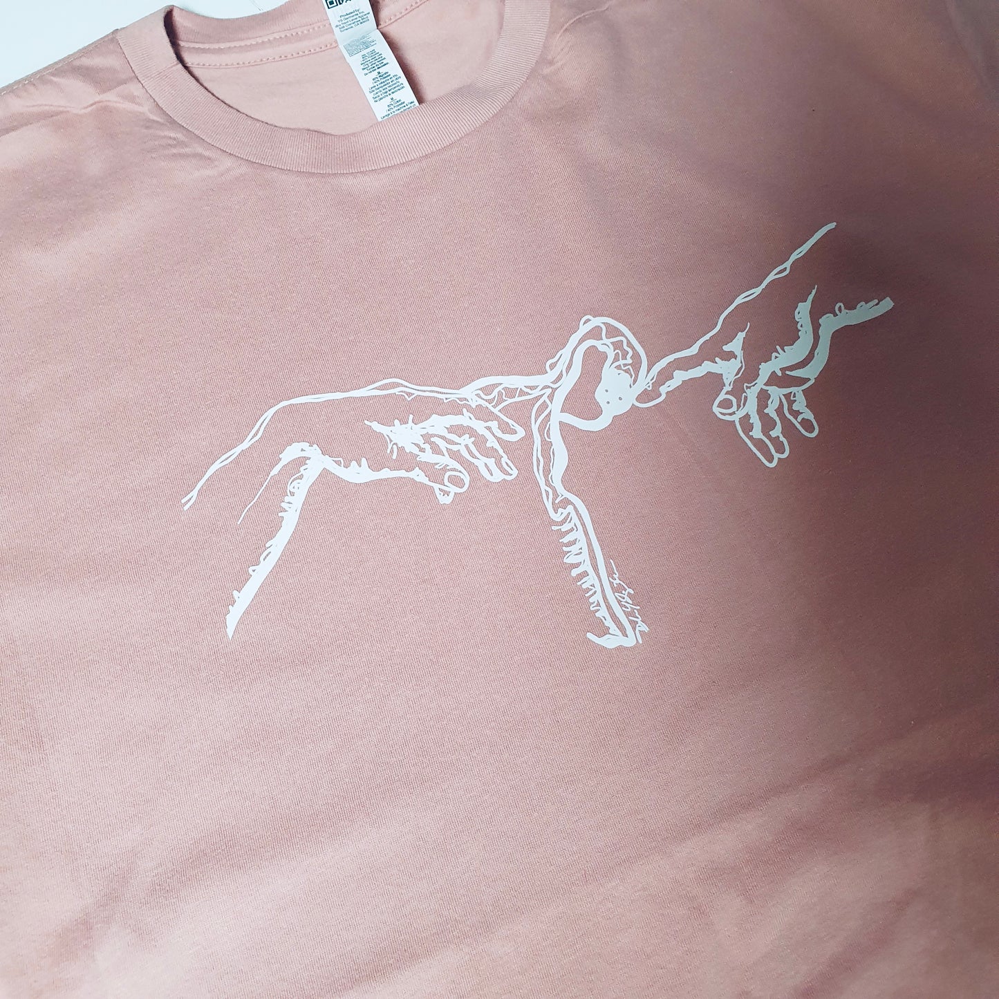 Crop Top Old Pink “The Perfect creation” por artista Brenda Vigil