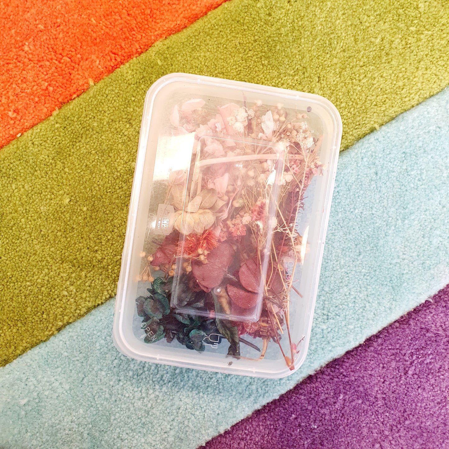 Resina-Dry Flowers Box