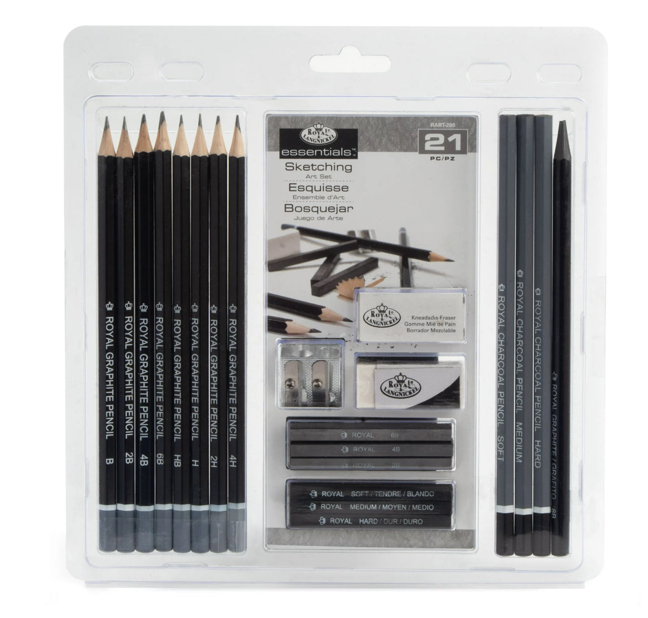 Royal & Langnickel Essentials Sketching Art Set - 21pc