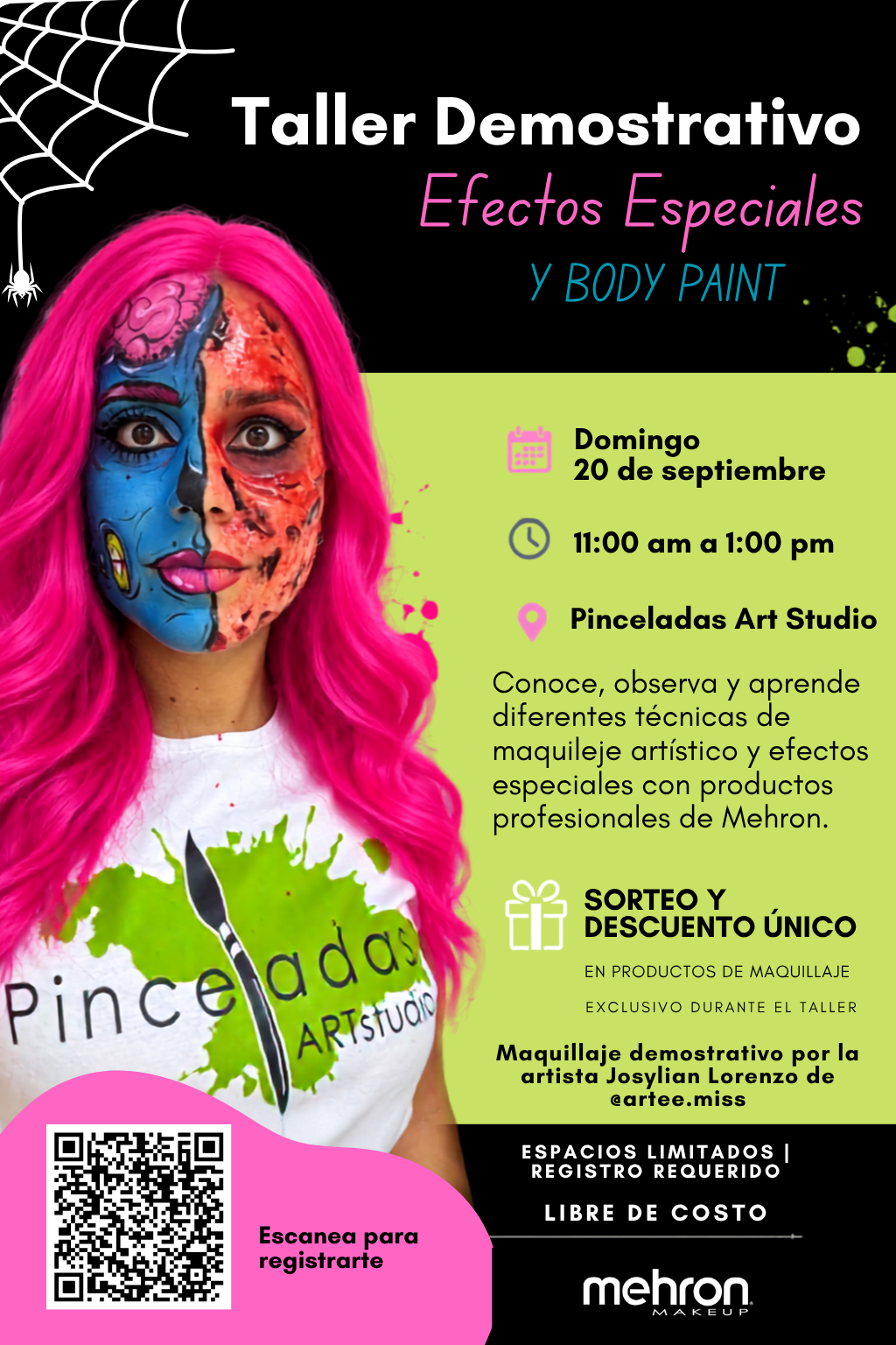 Taller Demostrativo | Efectos Especiales & Body Paint | LIBRE DE COSTO
