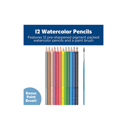 Faber-Castell 12 Watercolor Grip Pencils