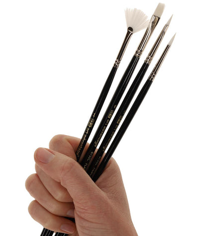 Art Advantage Artist Brush Value Pack | White Nylon