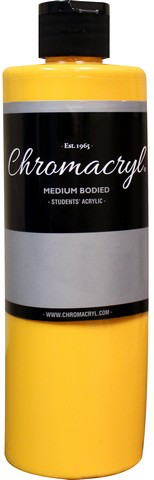 Chromacryl Student Acrylics 16 oz | Yellow