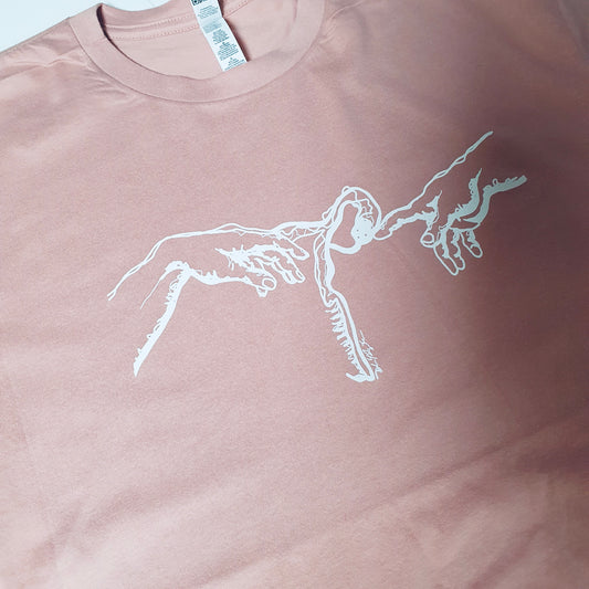 Crop Top Old Pink “The Perfect creation” por artista Brenda Vigil