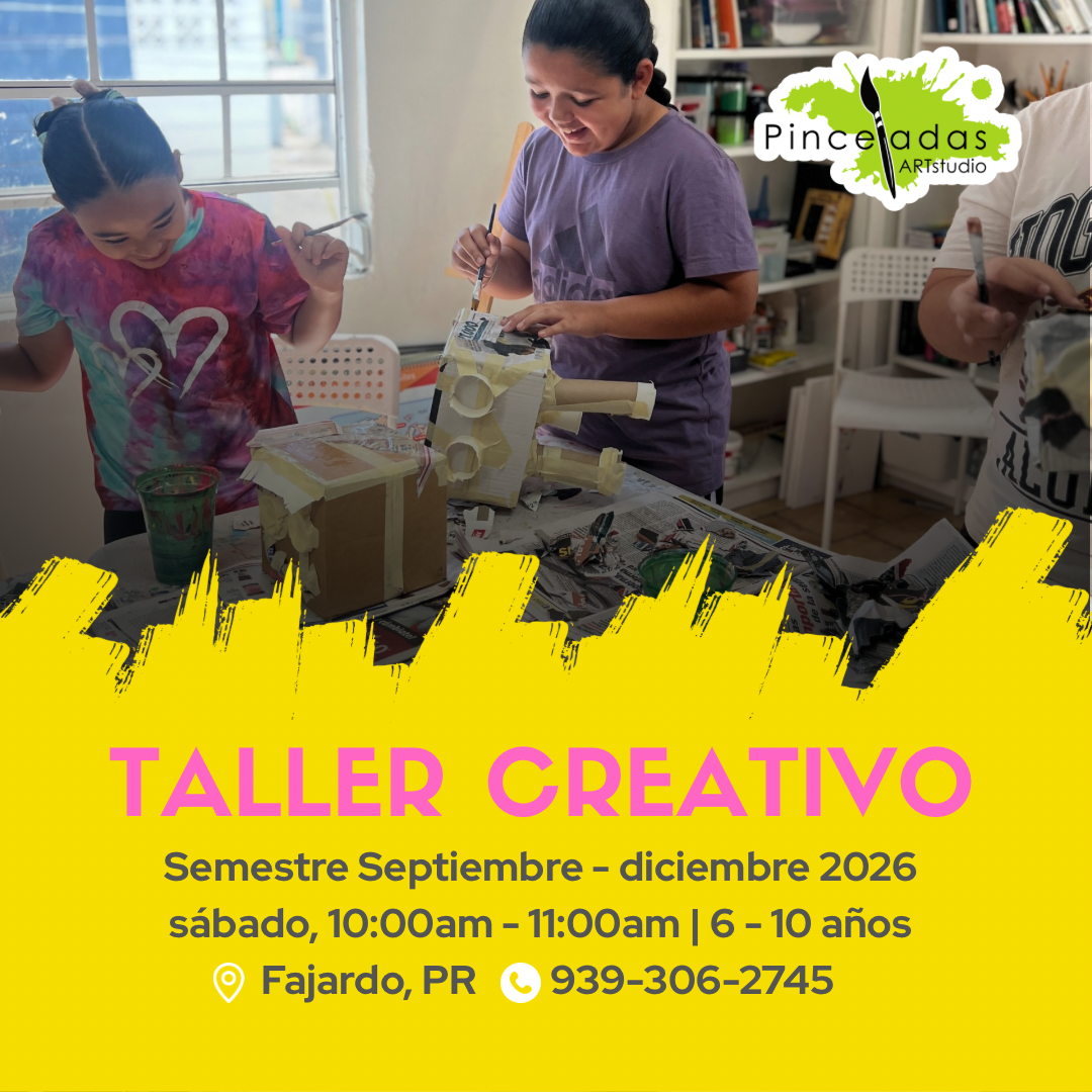 MATRÍCULA TALLER CREATIVO | SEPTIEMBRE - DICIEMBRE 2026