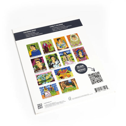 Coloring book | Frida Kahlo