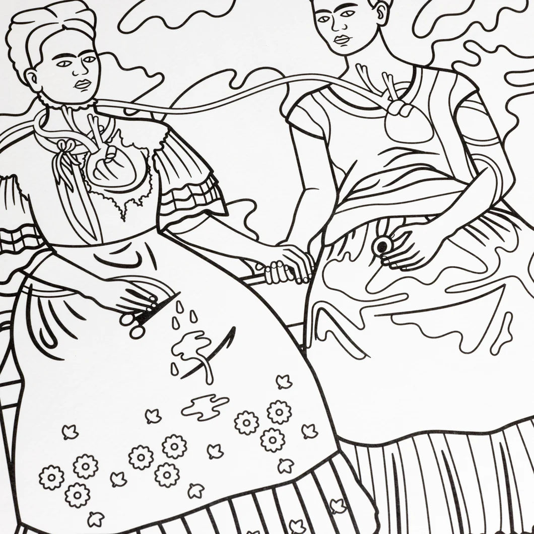 Coloring book | Frida Kahlo