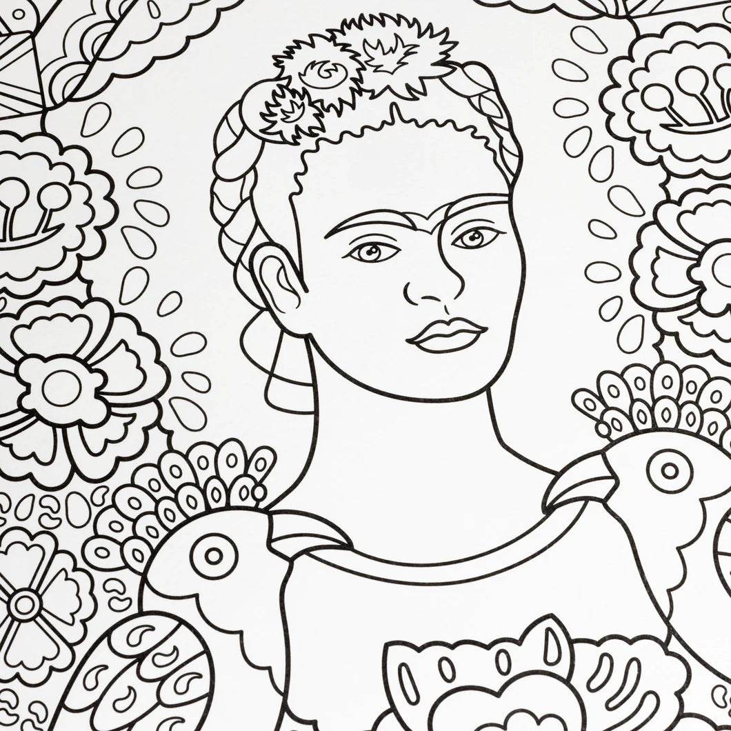 Coloring book | Frida Kahlo