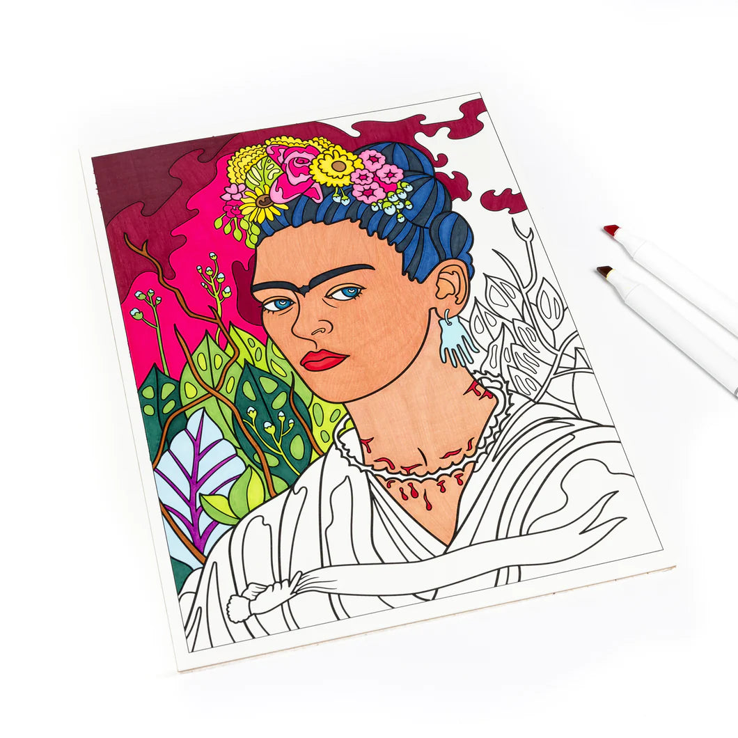 Coloring book | Frida Kahlo