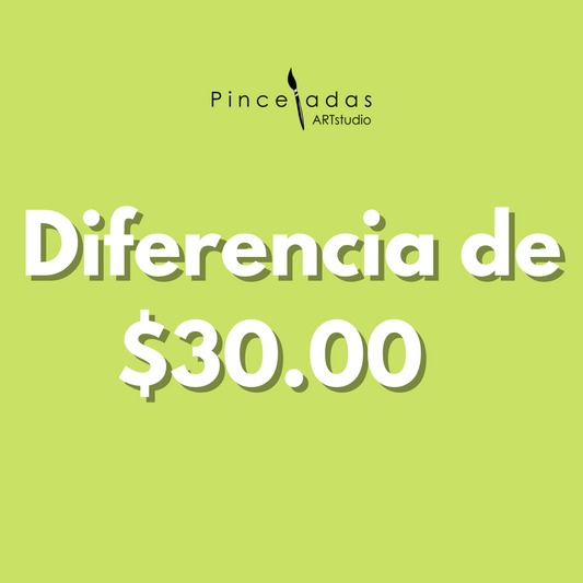 Diferencia de $30