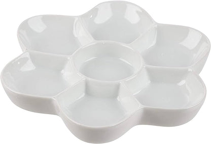 Yasutomo Watercolor Porcelain Flower Dish 5"