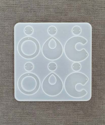 Resina-Set de 3 moldes de pantallas