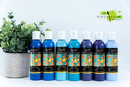 ArtiSur Pintura Acrílica Colores Azules 120 ml