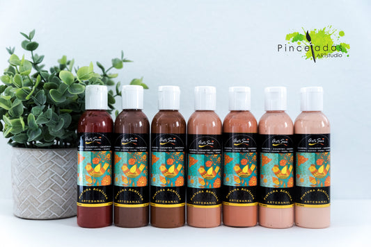 ArtiSur Pintura Acrílica Colores Tierra 120 ml