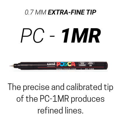 POSCA Extra-Fine 8 colores