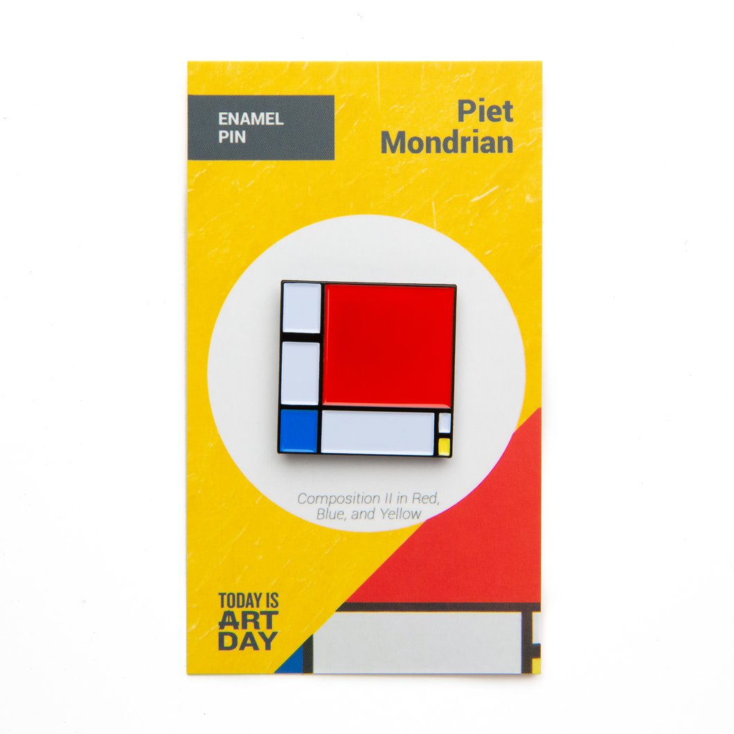 Pin Composition II in Red, Blue, and Yellow - Art History Collection