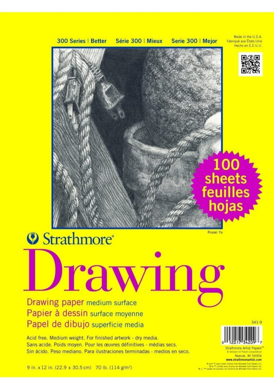 Strathmore Class Packs 9"x12" Pack/100 Drawing