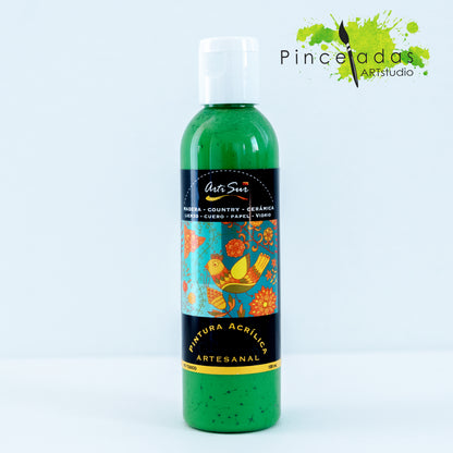 ArtiSur Pintura Acrílica Colores Verdes 120 ml