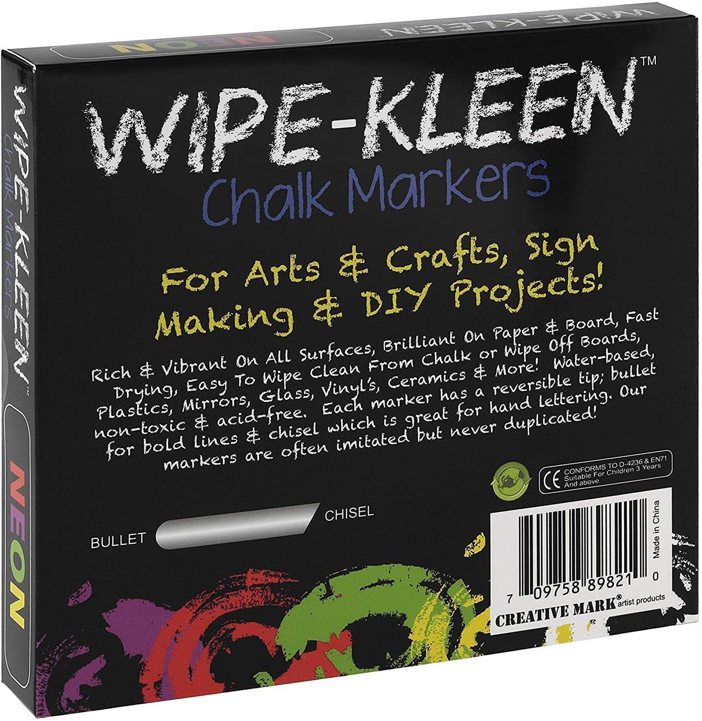 CHALK MARKERS- NEON COLORS