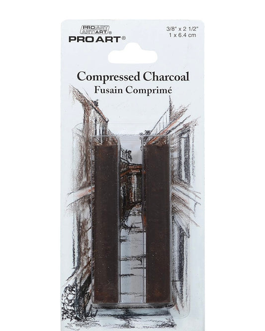 Pro Art Compressed Charcoal Sepia 2 PC