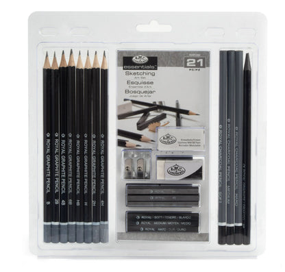 Royal & Langnickel Essentials Sketching Art Set - 21pc