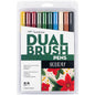 Tombow Dual Brush Pen Holiday 10 pk