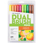 Tombow Dual Brush Pen Set, Citrus, 10PK