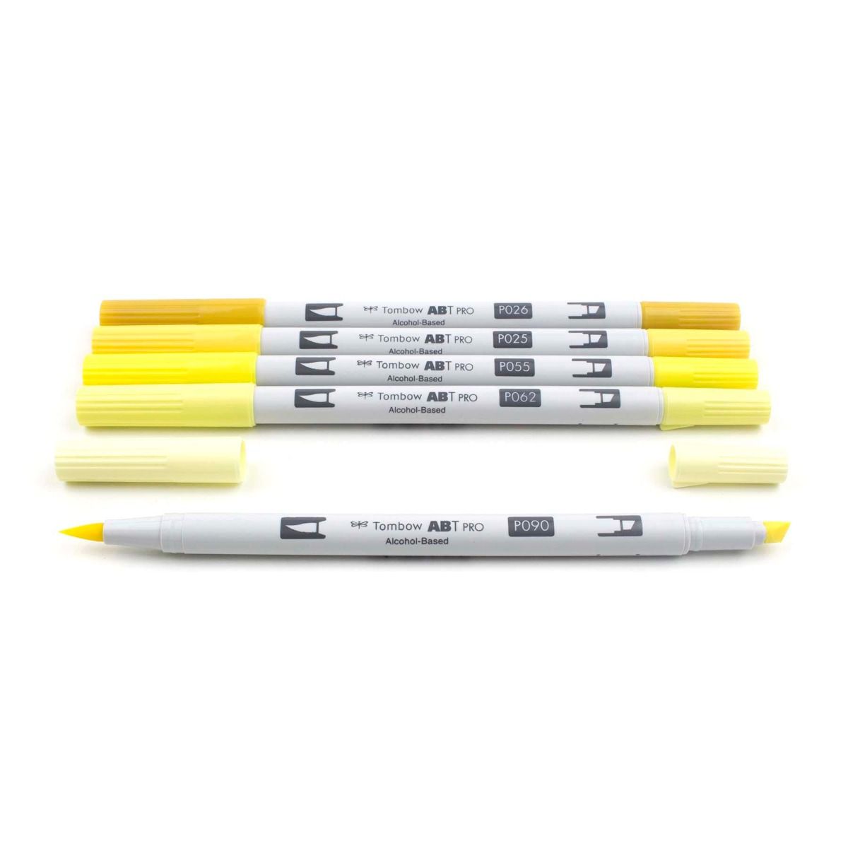 Tombow ABT PRO Alcohol Based Art Markers - Yellow Tones, 5pk